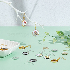 Kit fai da te per realizzare orecchini pendenti in ferro&nbsp;DIY-PH0031-59B