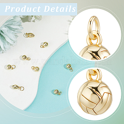 12pcs 6 styles pendentifs en laiton&nbsp;KK-BBC0025-57