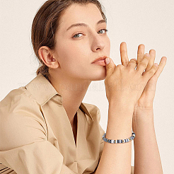 15 Stück 15-teiliges Heishi-Surfer-Stretch-Armband-Set aus Polymer-Ton im Ethno-Stil&nbsp;BJEW-FI0001-41