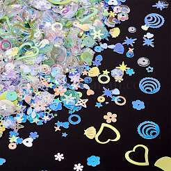 Perline di paillettes di plastica da 100 g&nbsp;PVC-TA0001-04E