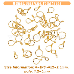 48 pieza de 8 guías para caña de pescar de acero inoxidable 304&nbsp;STAS-FH0001-84