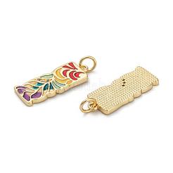 Pendentifs en laiton avec zircone cubique&nbsp;ZIRC-O044-09G