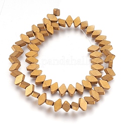 Electroplate non magnetici ematite sintetico fili di perline&nbsp;G-I208-18F-L