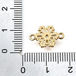 Verbindungsanhänger aus Messing mit durchsichtigen Kubisch Zirkonia&nbsp;KK-U065-06C-G