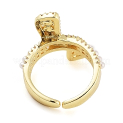 Anneaux de manchette ouverts pour femmes&nbsp;RJEW-C080-04G