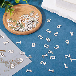 100 pièce 10 styles 201 pendentifs en acier inoxydable&nbsp;STAS-TA0003-19