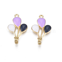 Crémaillère placage pendentifs en émail d'alliage&nbsp;LS-ENAM-N055-089B