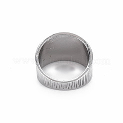 Breite Bandringe aus Legierung mit Schlangenmuster&nbsp;RJEW-Q163-032B-RS