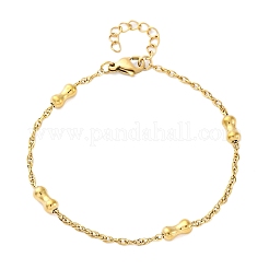 Bracciali a catena rolo in acciaio inossidabile 304 per donna&nbsp;BJEW-C094-09G