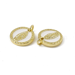 Ciondoli smaltati in ottone placcato a cremagliera&nbsp;KK-C007-24G