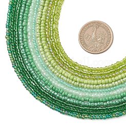 Colliers ras du cou en perles de verre dégradées de 3 mm pour femmes&nbsp;NJEW-JN05875