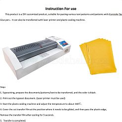 A4 Heißprägefolienpapier&nbsp;DIY-WH0193-02B