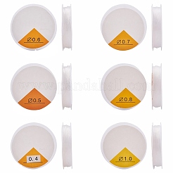 12 rotolo di filo elastico rotondo in cristallo da 6 stili&nbsp;EW-YS0001-01
