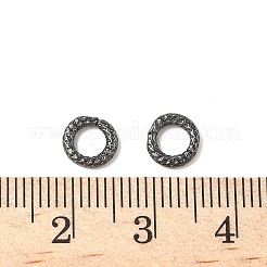 Offene Biegeringe aus Messing mit Rackbeschichtung&nbsp;KK-B076-20B