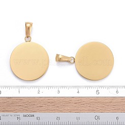 Pendentifs en acier inoxydable 304 avec placage ionique (IP)&nbsp;STAS-P115-09G