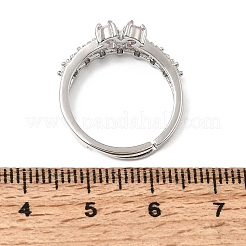 Polsini aperti in ottone con micro pavé di zirconi&nbsp;CU-CBA5C10-07P