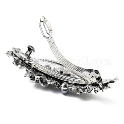 Blume Legierung Strass Haarspangen&nbsp;LS-PHAR-S604-01AS-03