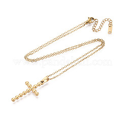 Collares colgantes de acero inoxidable 304&nbsp;NJEW-T018-29G