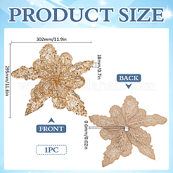 Blumen aus Polyesterharz für Kleidungsaccessoires&nbsp;DIY-WH0037-48A-02