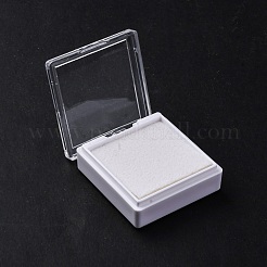 Cajas de almacenamiento de diamantes sueltos de acrílico con esponja blanca en el interior&nbsp;CON-R030-06B