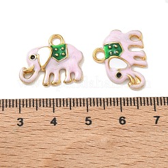 Pendentifs en acier inoxydable 304 émaillés&nbsp;STAS-L316-07G-01