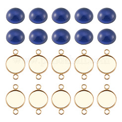 20 Stück Cabochon-Anschlussfassungen aus Edelstahl 304&nbsp;DIY-TA0015-44A