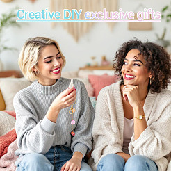 DIY-Sets zur Herstellung von Lippenstift-Schlüsselanhängern aus Legierung und Eisen&nbsp;DIY-TA0014-04