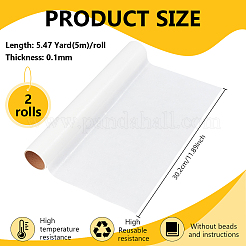 2 Rolle Bügelpapier für DIY-Bügelperlen&nbsp;DIY-BC0016-87