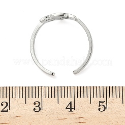 Verstellbare Manschettenringe aus Edelstahl 304&nbsp;RJEW-Z105-01P-07