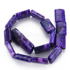 Brins de perles d'agate en dentelle folle naturelle&nbsp;G-S359-350A