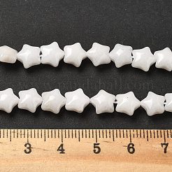Natürliche weiße Jade perlen Stränge&nbsp;G-Z080-A23-8mm