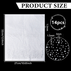 14 lámina de vinilo de transferencia HTV con rhinestone de vidrio&nbsp;DIY-FG0010-29A