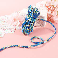 Cordon en polyester imprimé floral ethnique de 5 m&nbsp;OCOR-TA0003-94D