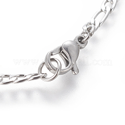 Anlaufgeschützte Figaro-Kettenarmbänder aus Edelstahl 304&nbsp;BJEW-E369-04P