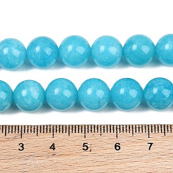 Chapelets de perles en jade blanc naturel teinté&nbsp;GG-CBAD029-A07-10mm