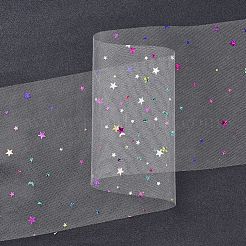 Sterne Pailletten Deko Mesh Bänder&nbsp;OCOR-P010-F12
