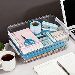 2 caja de plástico para guardar archivos&nbsp;AJEW-PH0010-09