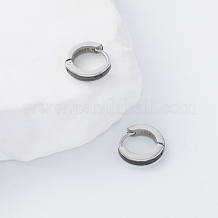 Pendientes de aro de acero inoxidable 304&nbsp;XQ3729