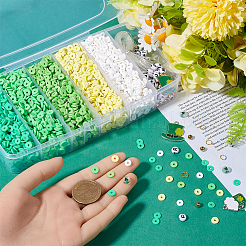 DIY-Armband-Sets zum Thema St. Patrick's Day aus Emaille- und Polymer-Tonperlen&nbsp;DIY-SP0002-54