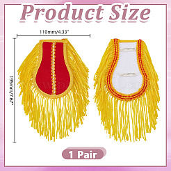Schulterklappen aus Polyester&nbsp;AJEW-WH0596-248B