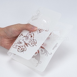 Wiederverwendbare Zeichenschablonen aus Kunststoff&nbsp;DIY-F018-B08