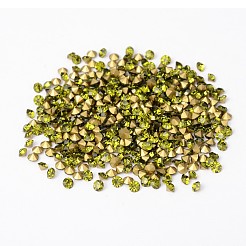 Strass de grade A de dos en plaqué de diamand en verre&nbsp;RGLA-SS8-008