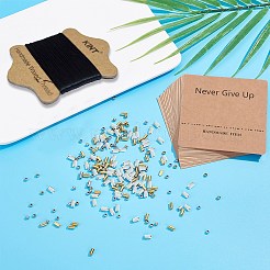 Kit de fabrication de bracelets en perles de style code Morse&nbsp;DIY-SC0014-74