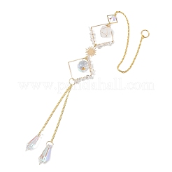 Eisenraute & Sonnenfänger aus natürlichem Quarz&nbsp;HJEW-F025-04G-03