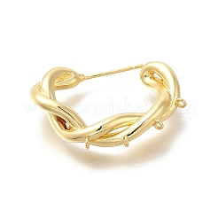 Ritrovamento di orecchini in ottone&nbsp;KK-U061-08G
