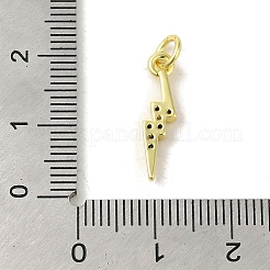Pendentifs avec zircon cubiques à micro-pavés en laiton&nbsp;KK-M283-29A-01