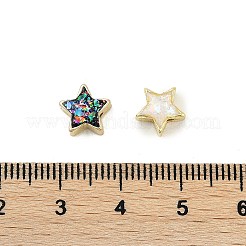 Cremagliera perle di ottone di placcatura&nbsp;KK-Q020-03G