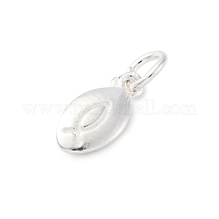 925 breloque poisson Jésus en argent sterling&nbsp;STER-S010-02B-S