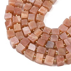 Natürliche sunstone Perlen Stränge&nbsp;G-G053-B28-01