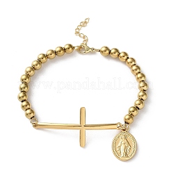 304 Edelstahl-Perlenarmbänder für Damen&nbsp;BJEW-Z133-02G